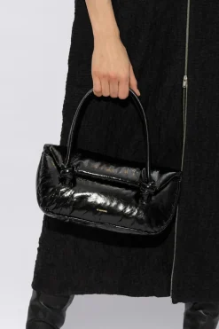 JIL SANDER BLACK ‘Knott Small’ shoulder bag