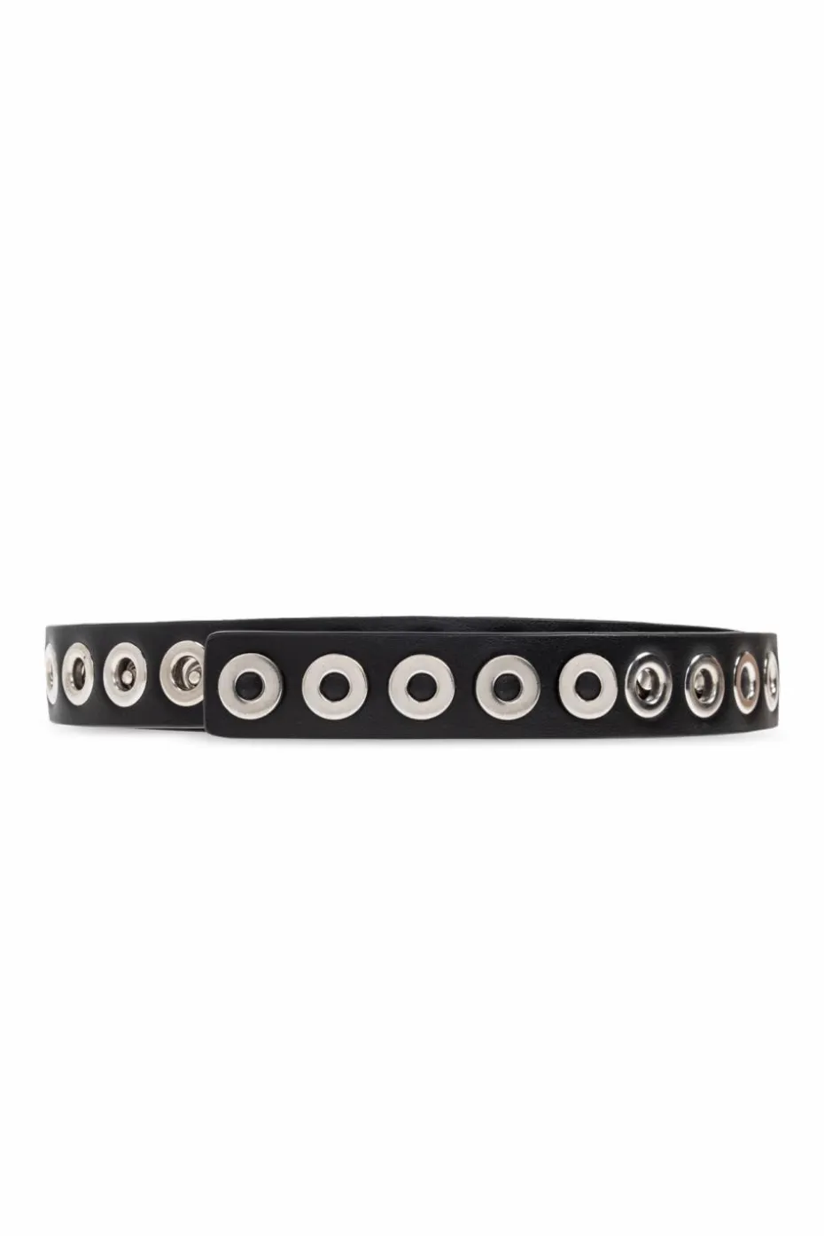 JIL SANDER BLACK Leather belt