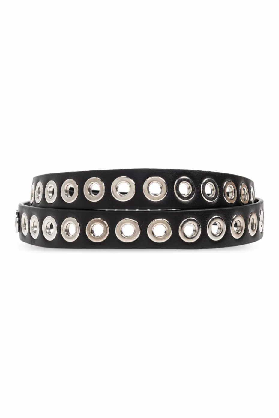 JIL SANDER BLACK Leather belt