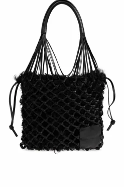 JIL SANDER+ BLACK Leather Shoulder Bag