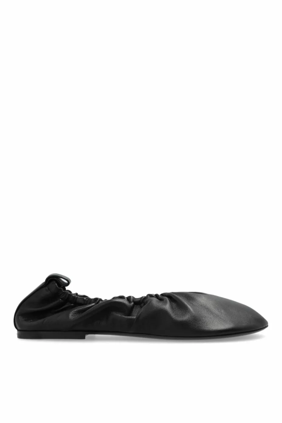 JIL SANDER BLACK Leather Ballerinas