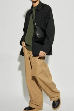 JIL SANDER BLACK Loose fit jacket
