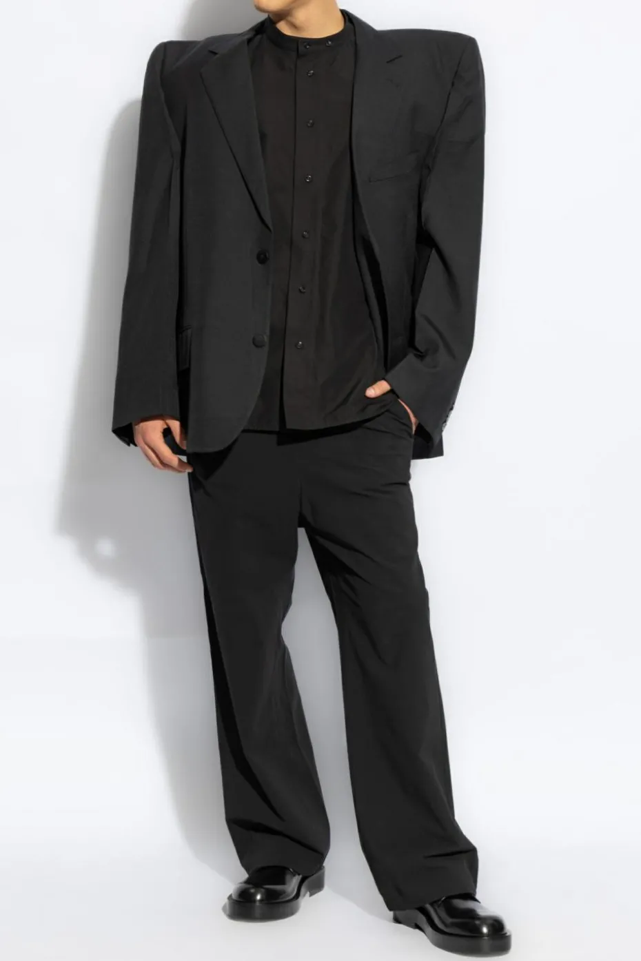 JIL SANDER BLACK ‘Monday PM’ Shirt