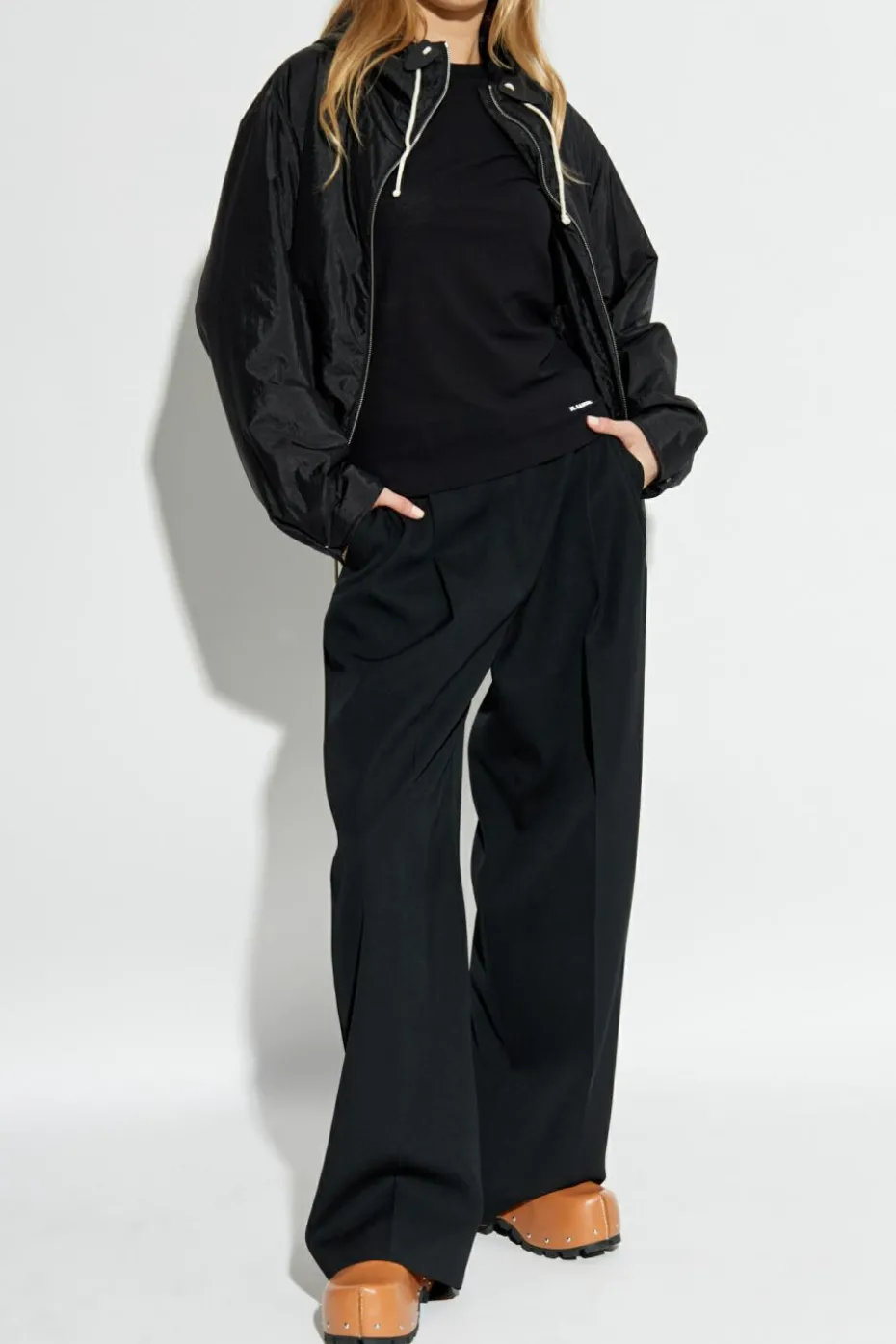 JIL SANDER+ BLACK Padded jacket