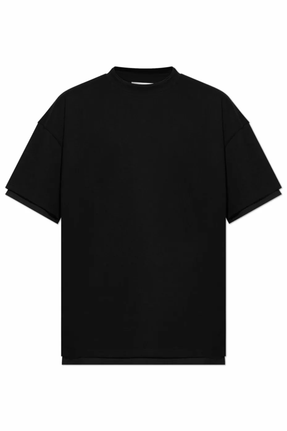 JIL SANDER BLACK Printed T-shirt