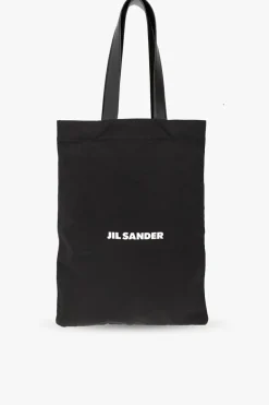 JIL SANDER BLACK Shopper bag