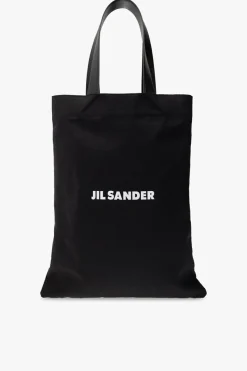 JIL SANDER BLACK Shopper bag