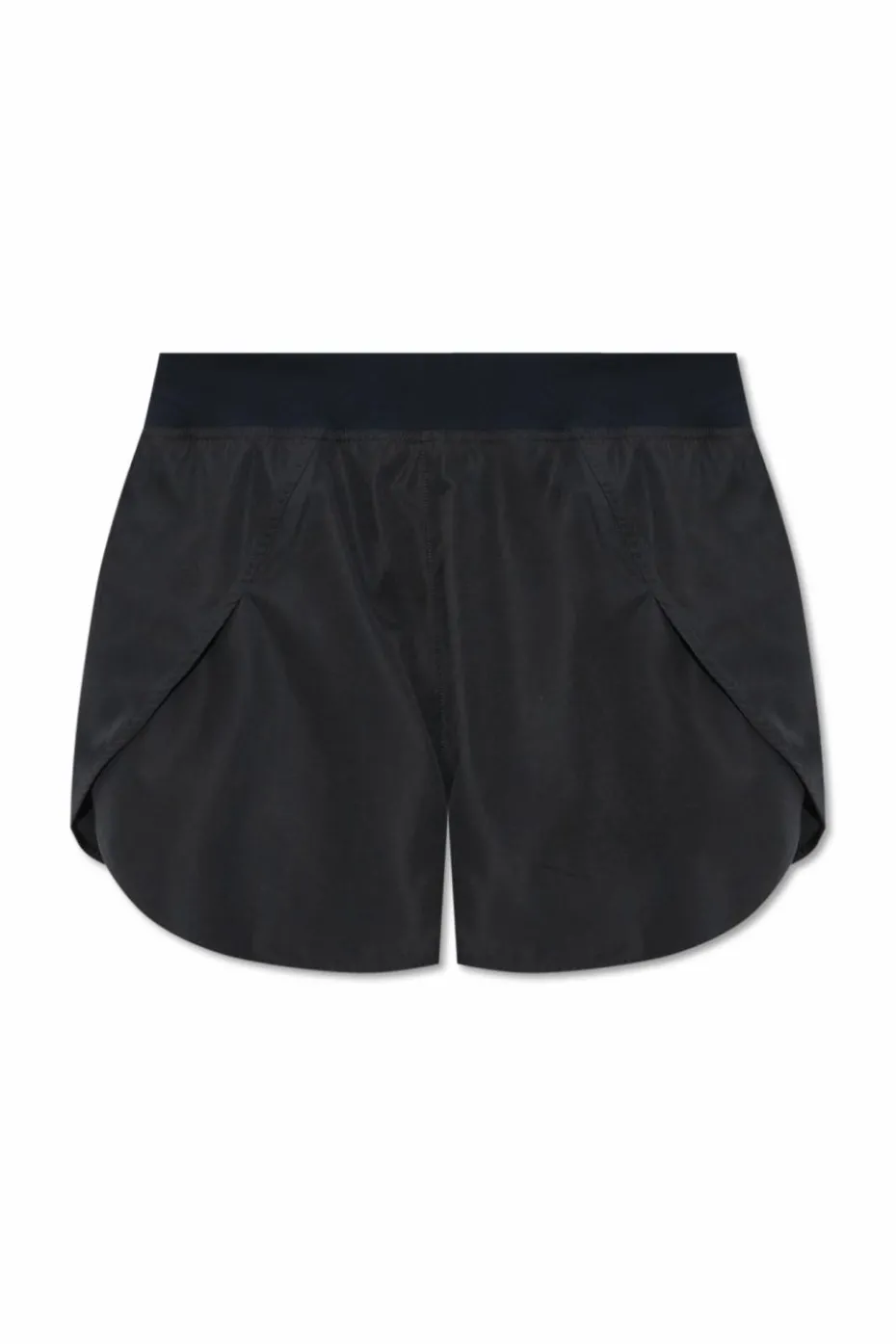 JIL SANDER+ BLACK Shorts with printed logo