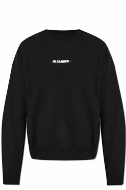 JIL SANDER+ BLACK Sweatshirt with logo