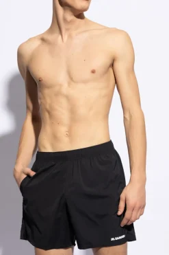 JIL SANDER+ BLACK Swim shorts