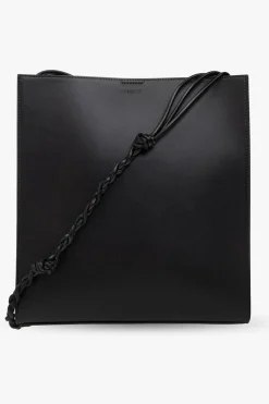 JIL SANDER BLACK ‘Tangle Medium’ shoulder bag