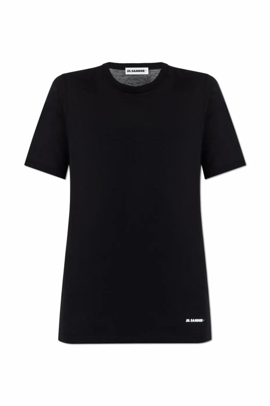 JIL SANDER+ BLACK T-shirt with logo