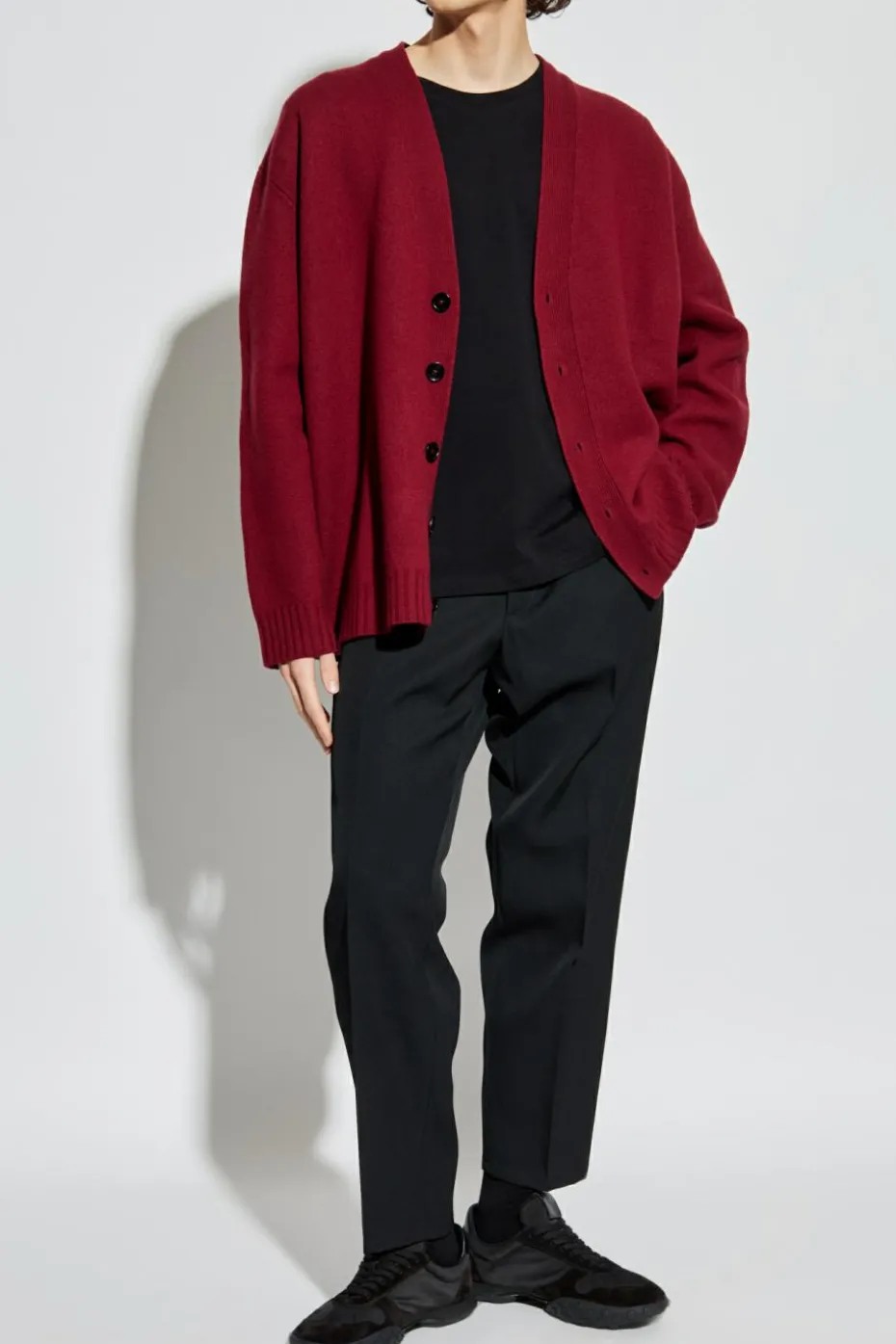JIL SANDER+ BLACK T-shirt with logo