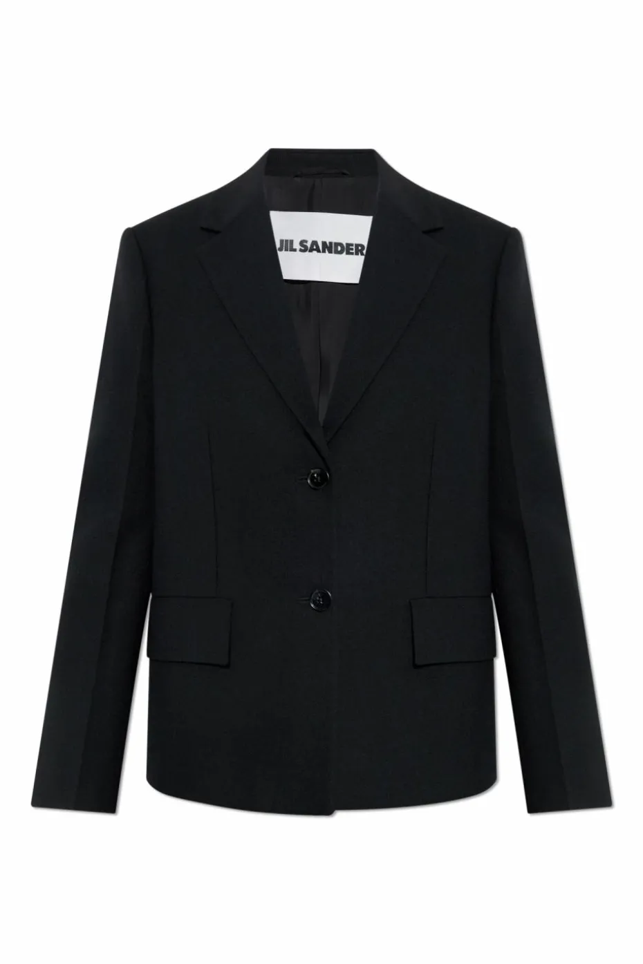 JIL SANDER BLACK Wool blazer