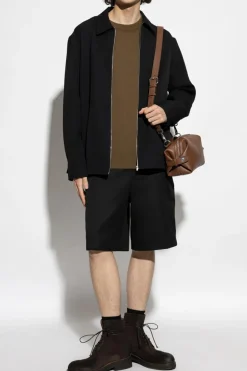JIL SANDER BLACK Wool jacket