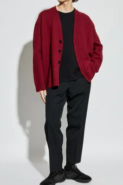 JIL SANDER BLACK Wool pants