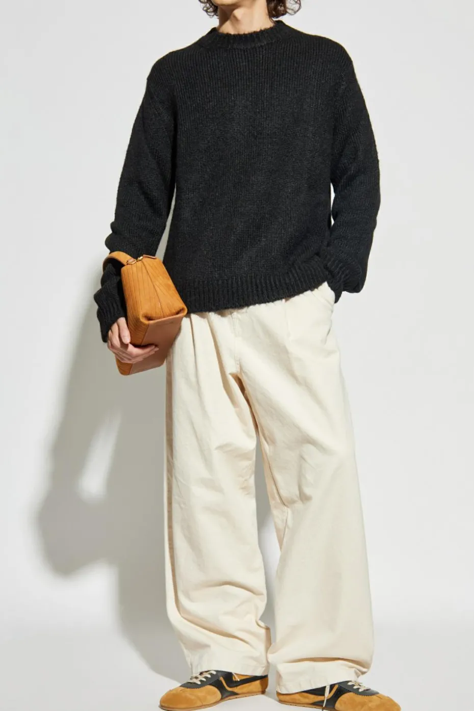 JIL SANDER+ BLACK Wool sweater