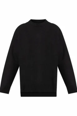 JIL SANDER BLACK Wool sweater