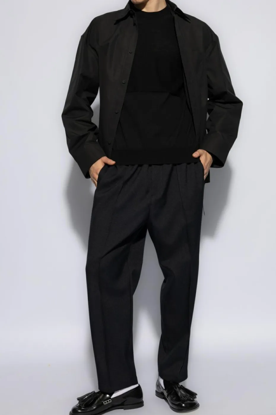 JIL SANDER BLACK Wool Sweater by JIL SANDER