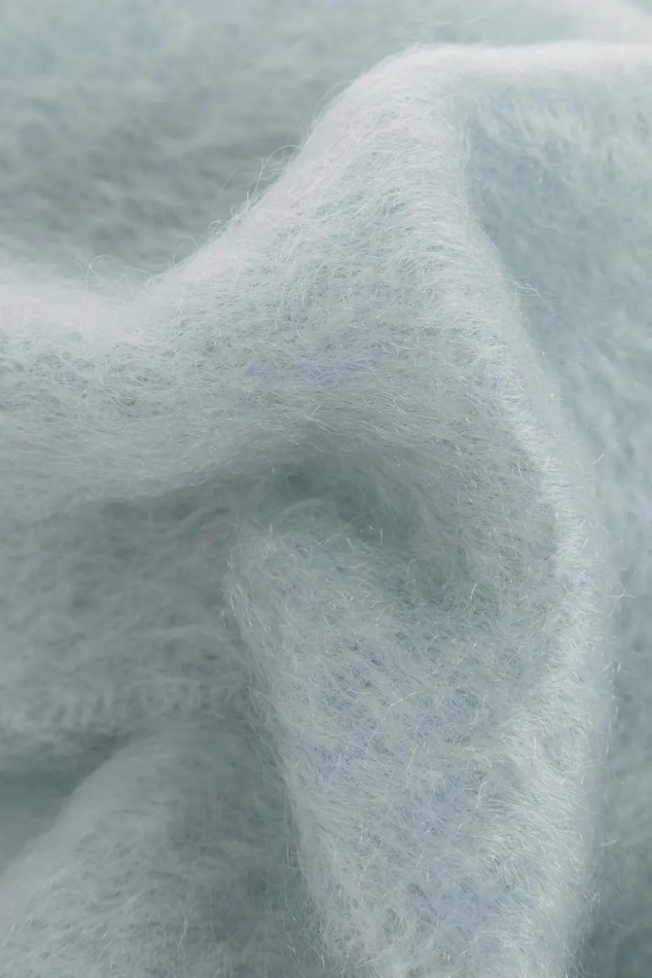 JIL SANDER+ BLUE Wool scarf