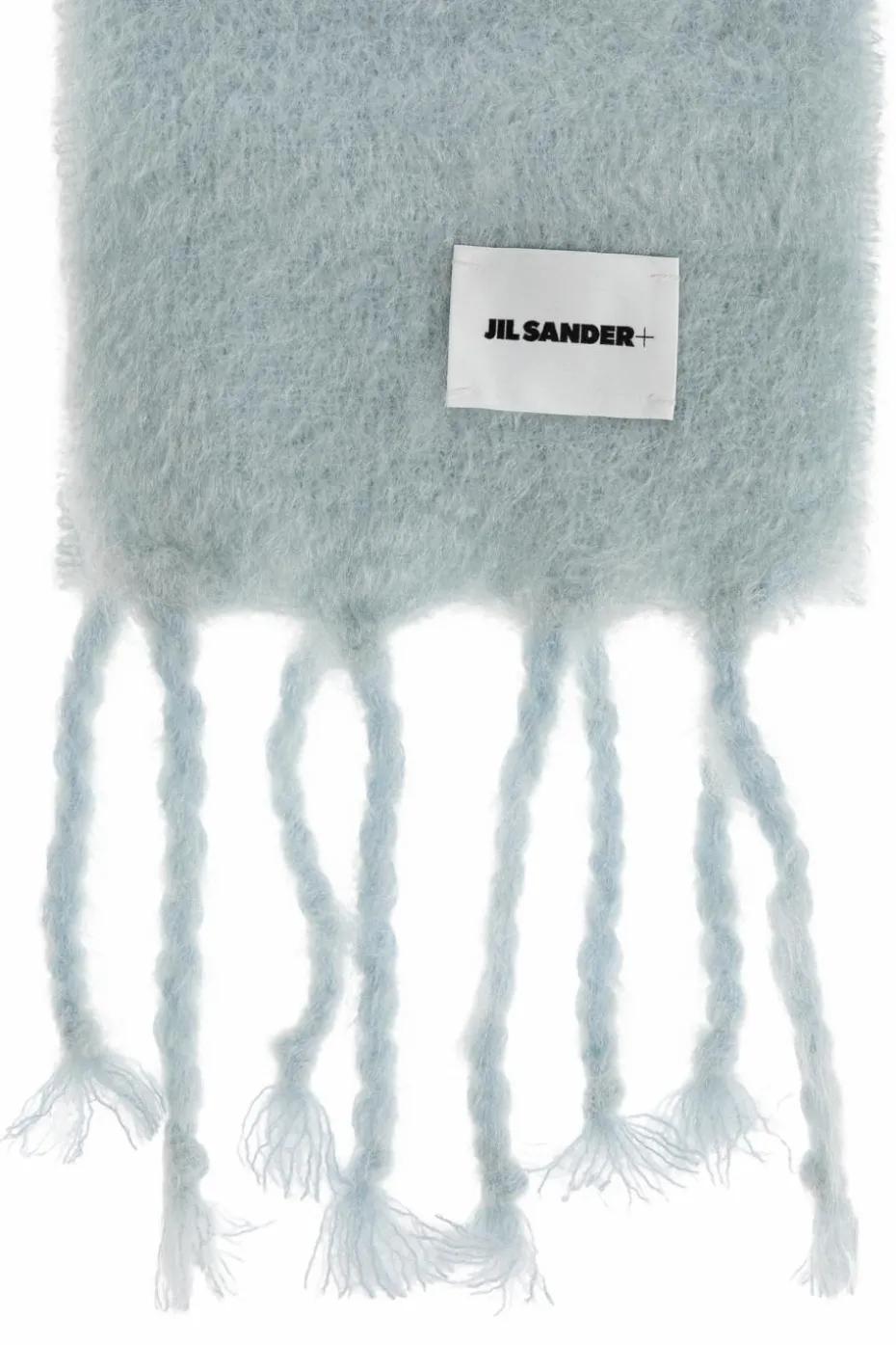 JIL SANDER+ BLUE Wool scarf