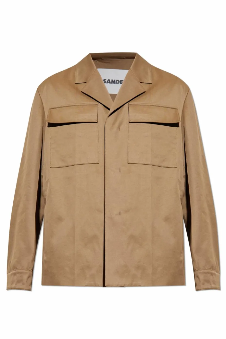 JIL SANDER BROWN Shirt with pockets