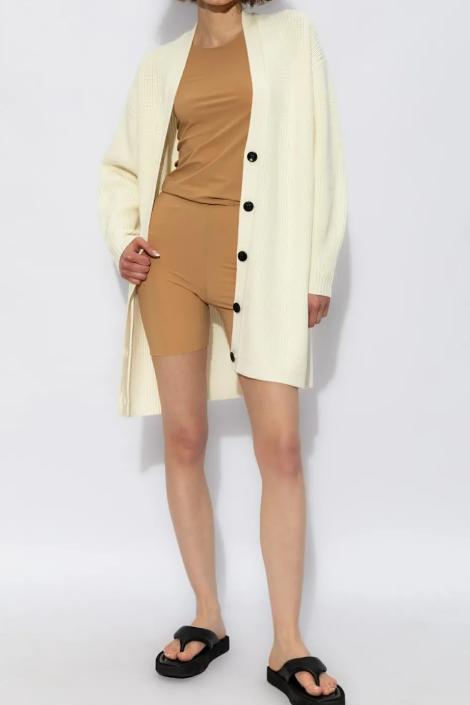JIL SANDER BROWN Sleeveless Top