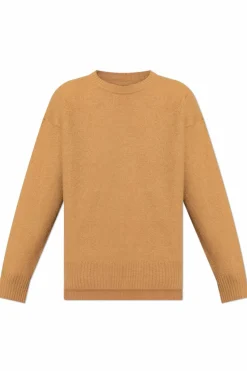 JIL SANDER BROWN Wool sweater