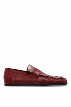 JIL SANDER BURGUNDY Leather shoes