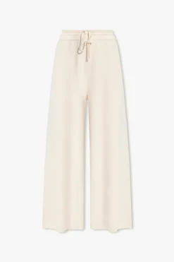 JIL SANDER+ cream Cashmere trousers