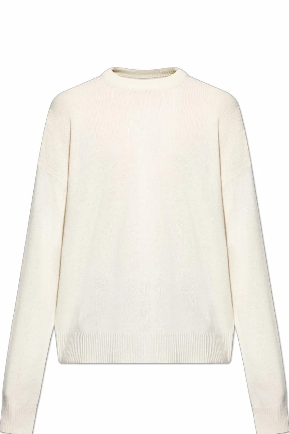 JIL SANDER cream Cashmere sweater