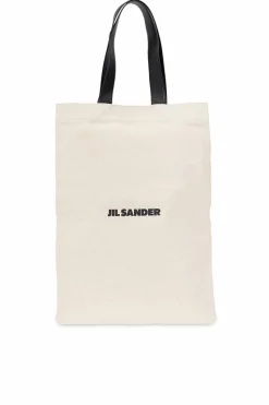 JIL SANDER cream Shopper bag