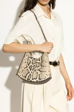 JIL SANDER cream Shoulder bag Eldorado Small