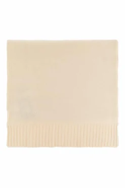 JIL SANDER cream Wool scarf