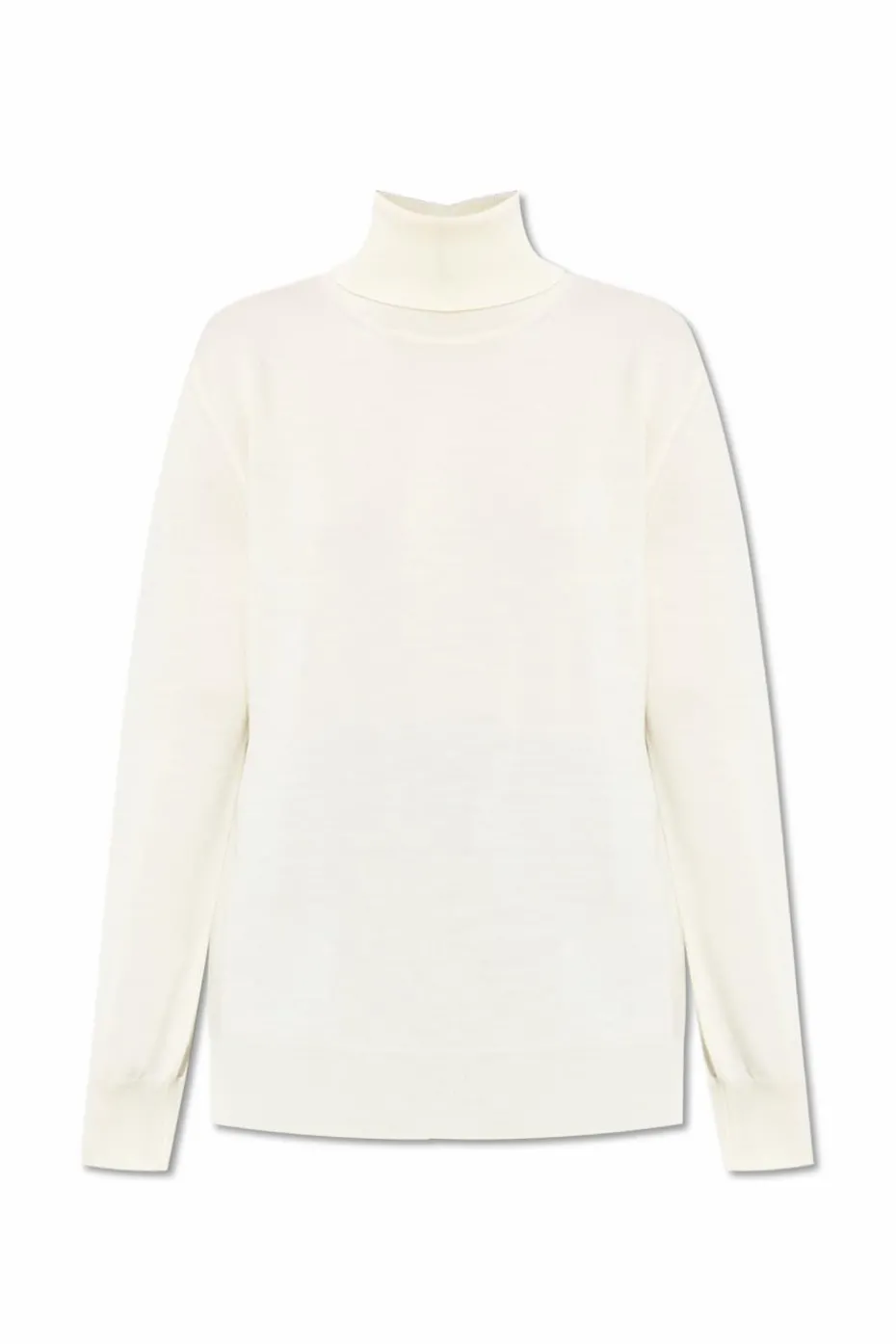 JIL SANDER cream Wool turtleneck