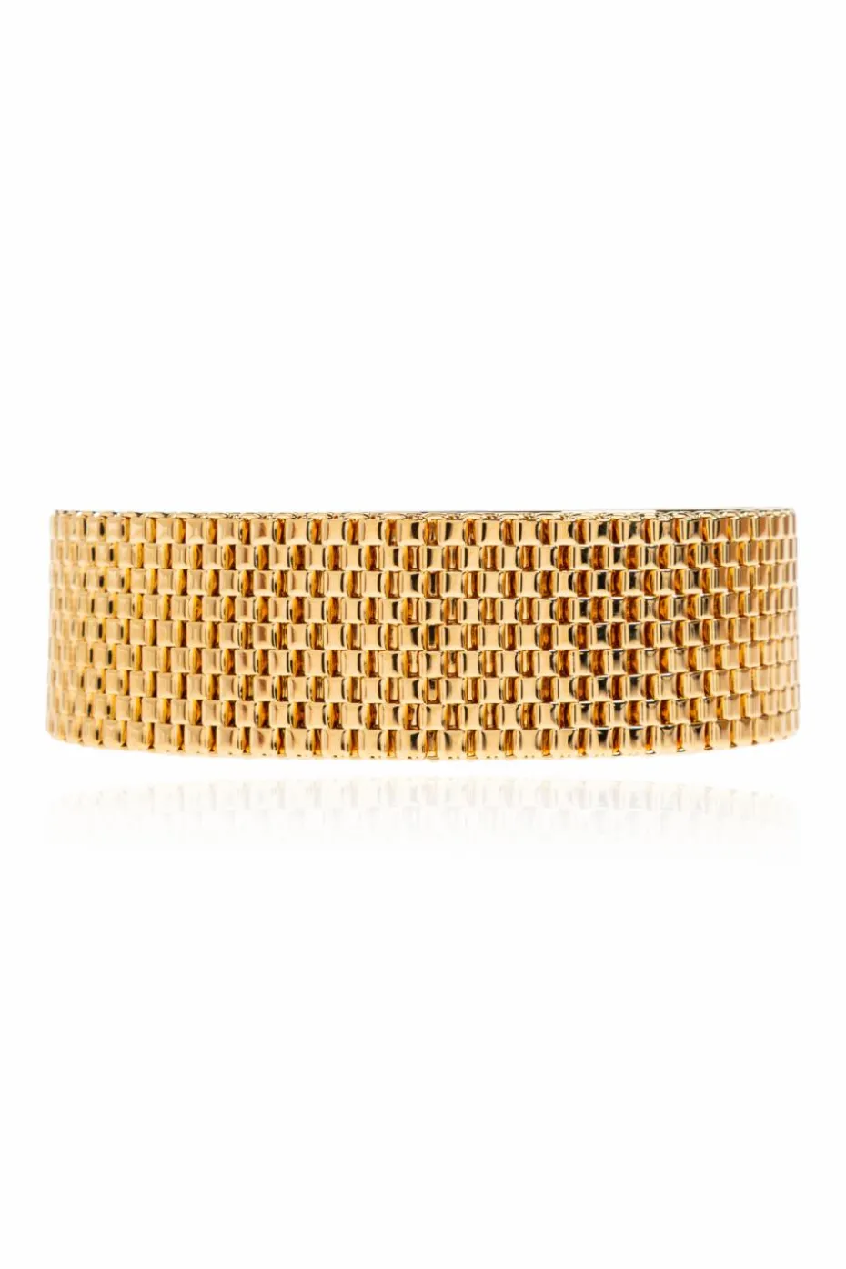 JIL SANDER GOLD Brass bracelet