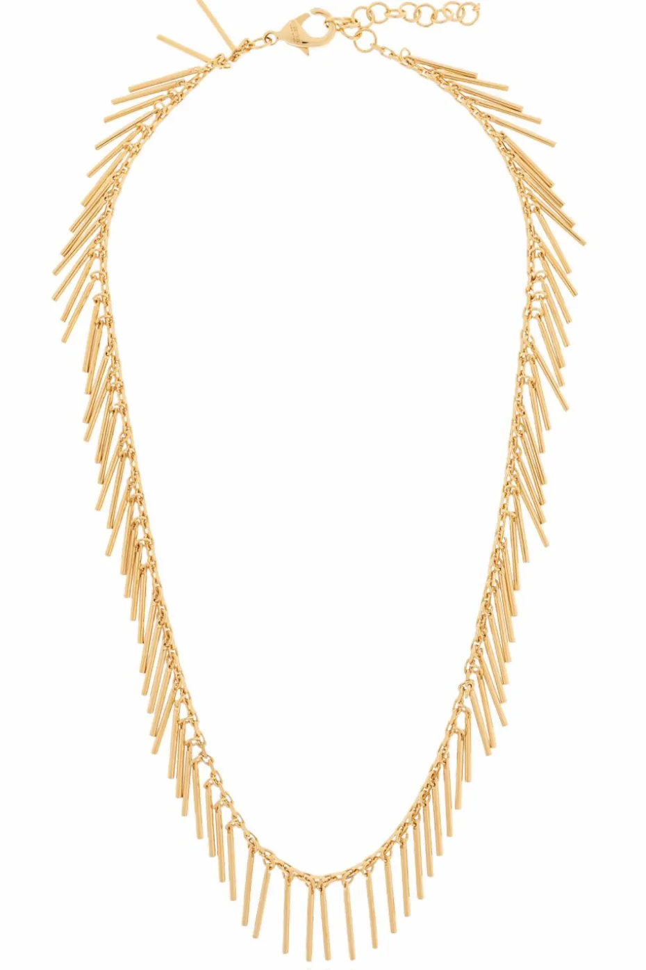 JIL SANDER GOLD Brass necklace