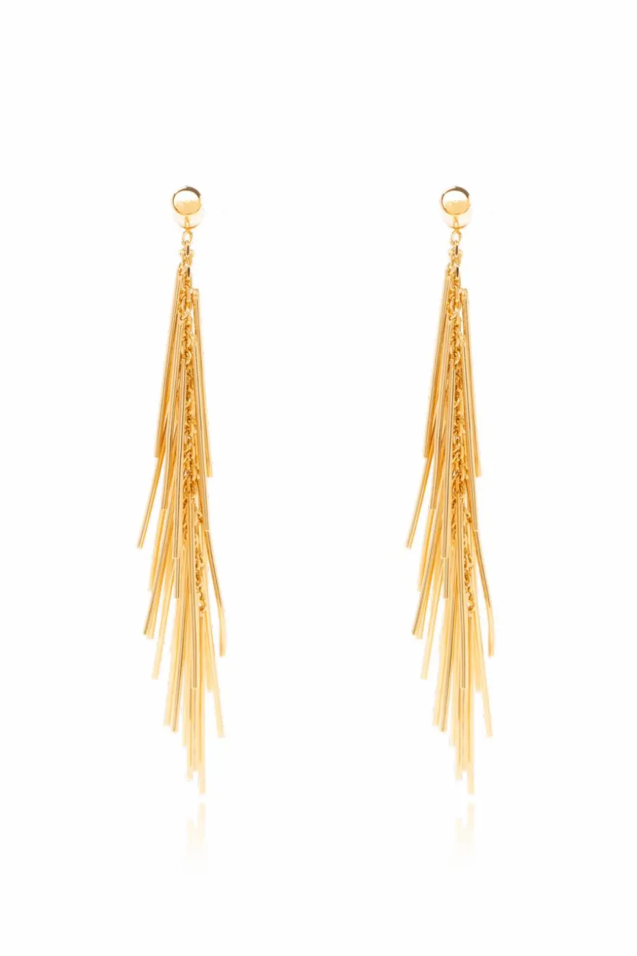 JIL SANDER GOLD Earrings with pendants