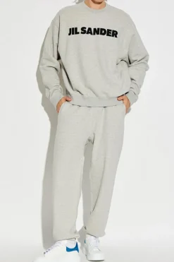 JIL SANDER GREY Sweatpants
