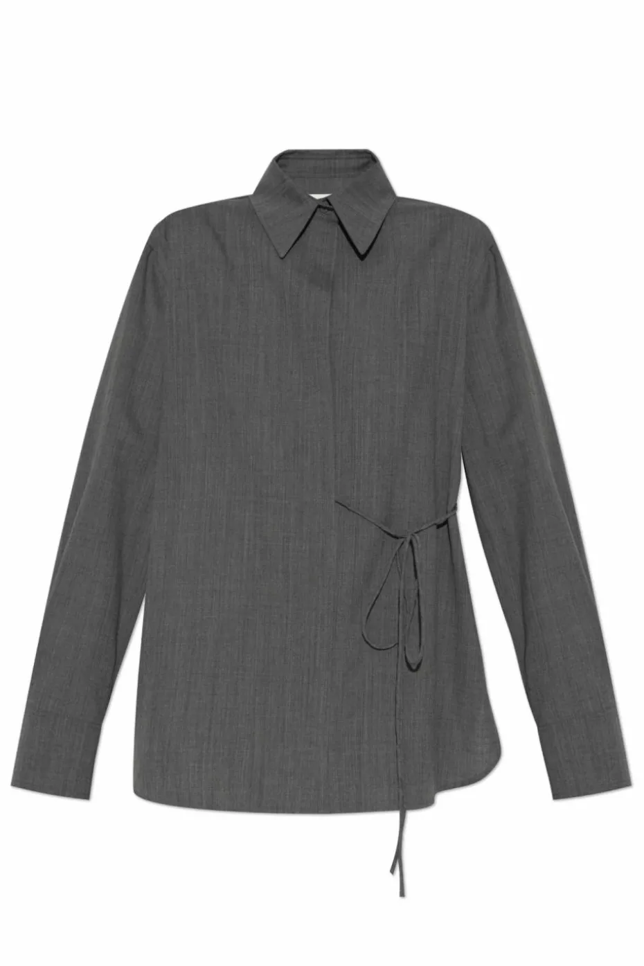 JIL SANDER GREY Wool shirt