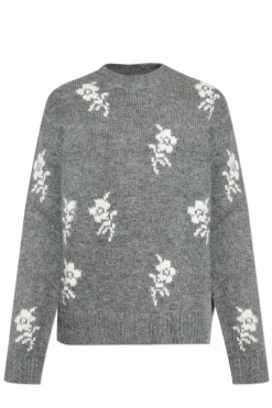 JIL SANDER GREY Wool sweater