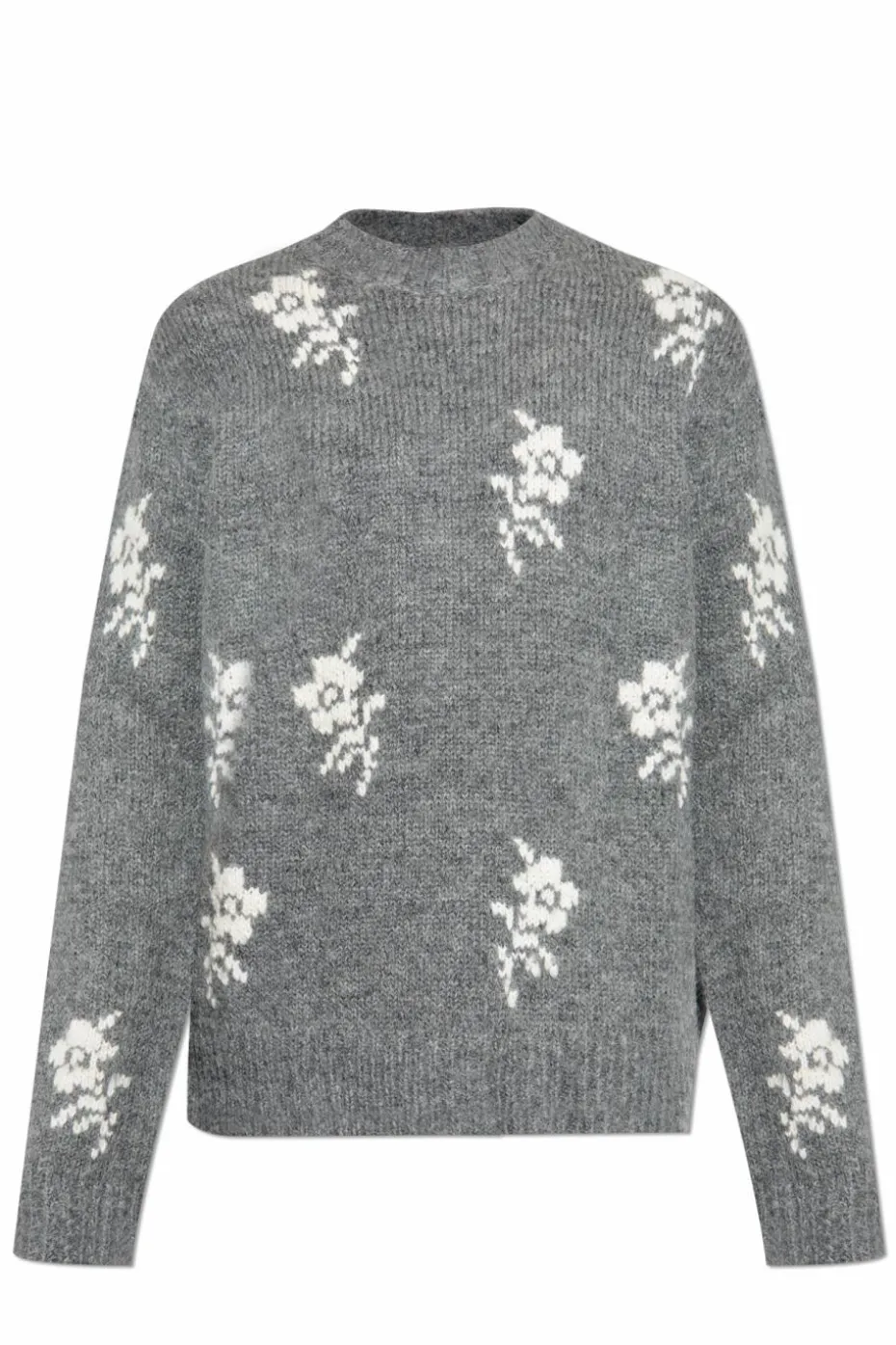 JIL SANDER GREY Wool sweater