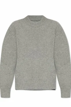 JIL SANDER GREY Wool sweater