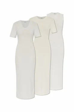 JIL SANDER+ MULTICOLOUR Set of three dresses
