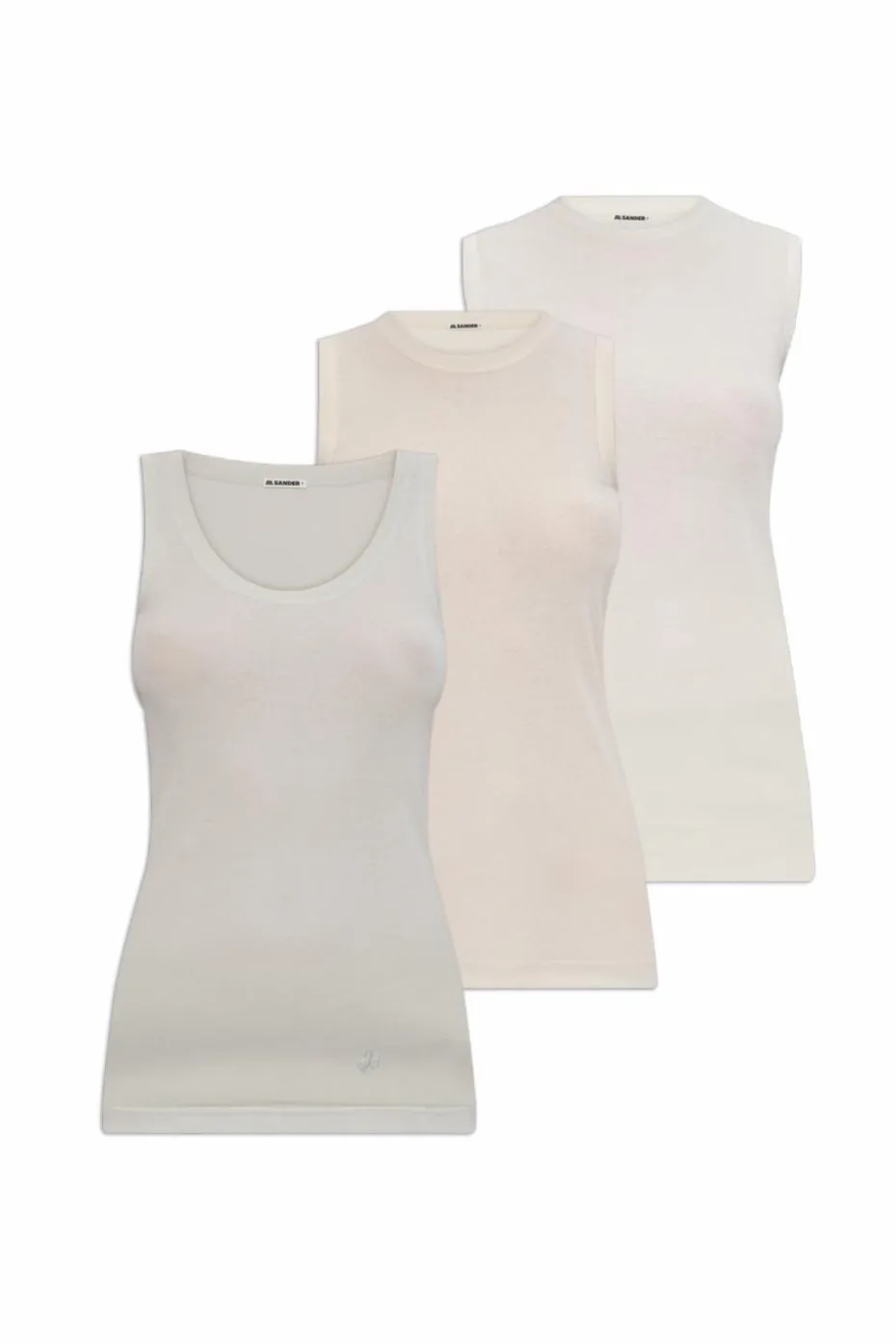 JIL SANDER+ MULTICOLOUR Three-Pack of Tops