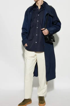 JIL SANDER NAVY BLUE Cotton shirt