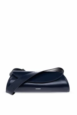 JIL SANDER NAVY BLUE Shoulder bag "Cannolo"