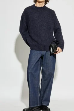 JIL SANDER+ NAVY BLUE Wool sweater