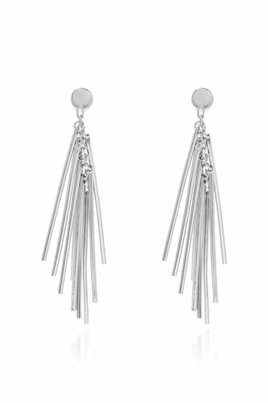JIL SANDER SILVER Earrings with charms
