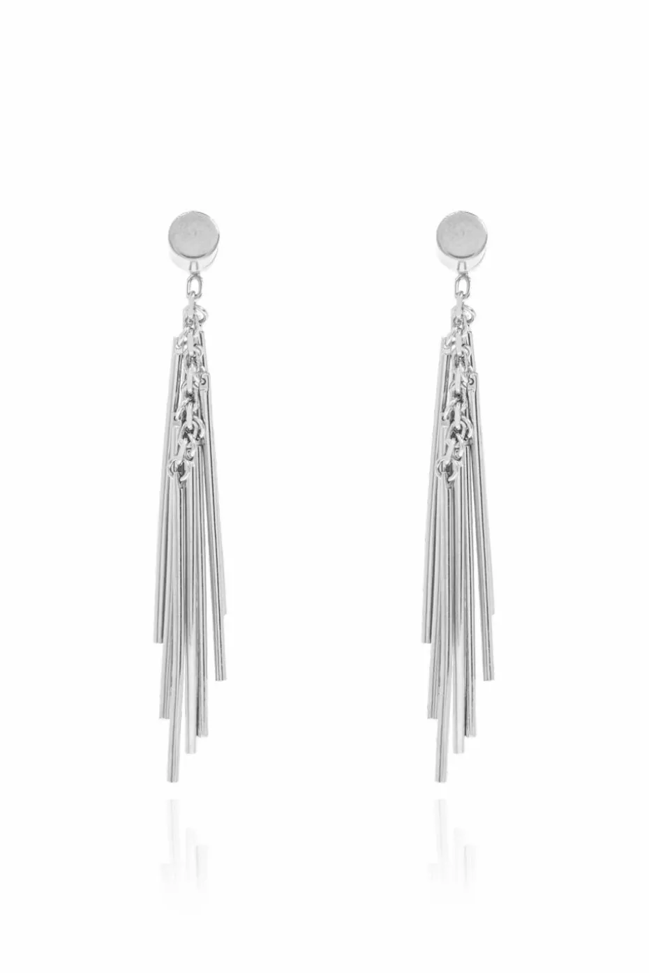 JIL SANDER SILVER Earrings with charms